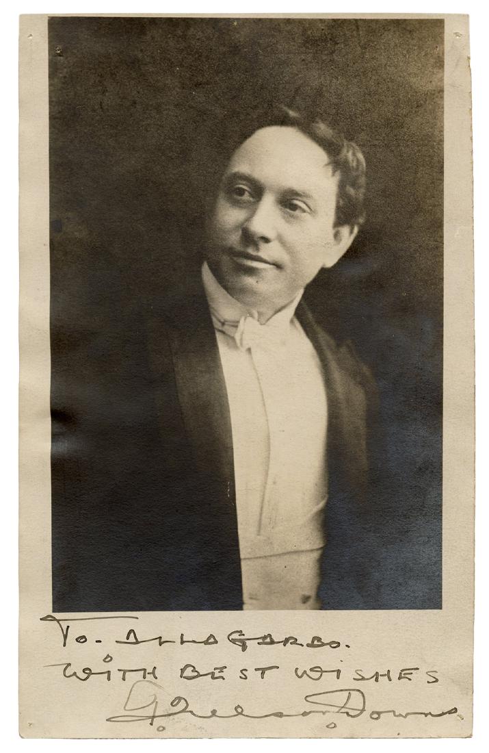 T. Nelson Downs Signed Publicity Photo. (1 of 1)