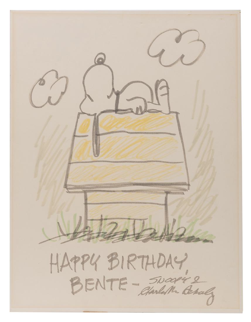 Schulz, Charles. Charles Schulz Typed Letter Signed. (1 of 2)