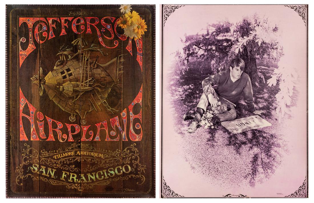 Jefferson Airplane Fillmore Auditorium Concert Poster. (1 of 3)