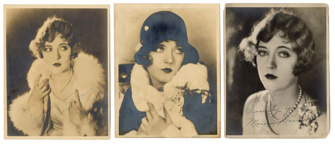 Marion Davies. Trio of Signed Publicity Photographs. (1 of 1)