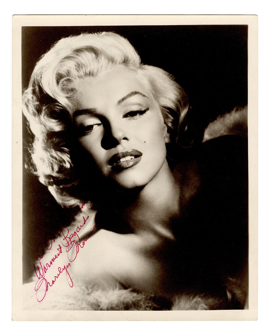 Marilyn Monroe Publicity Photo Signed Secretarially. (1 of 1)