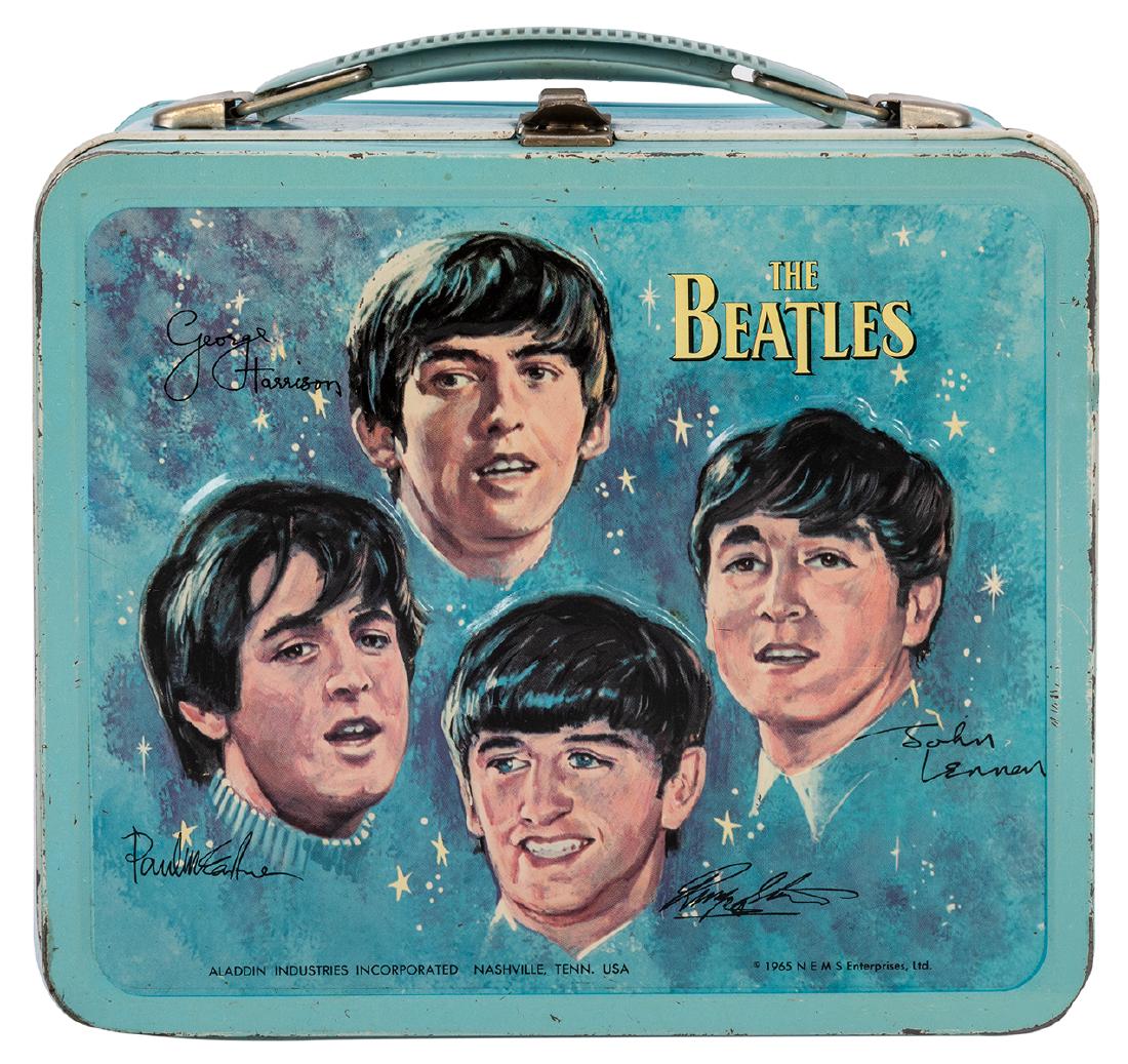 1965 Aladdin Tin Beatles Lunchbox. Nashville, TN: (1 of 3)