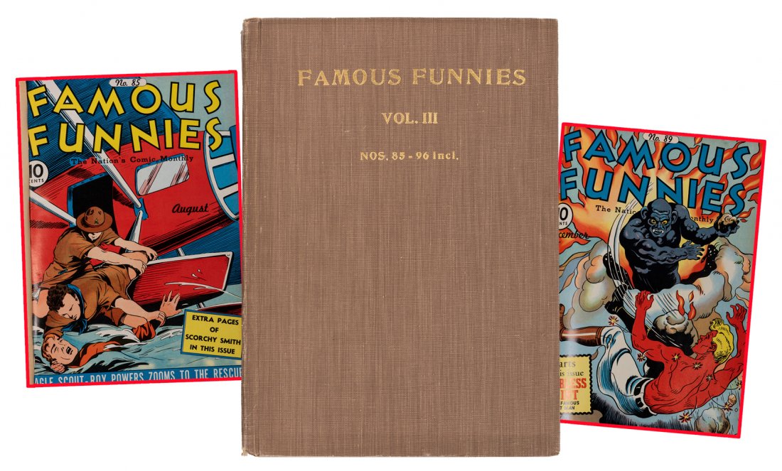 Famous Funnies Nos. 85—96 Bound Volume. Eastern (1 of 4)
