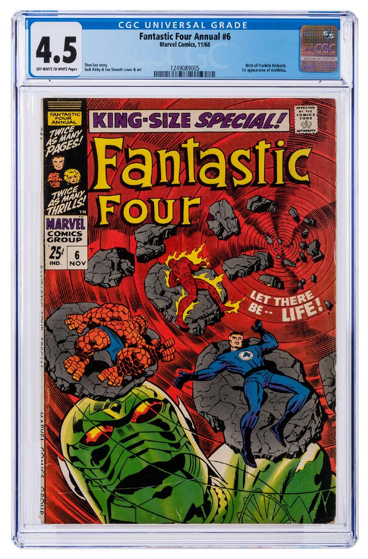 Fantastic Four Annual No. 6. Marvel, 1968. CGC 4.5 (1 of 1)