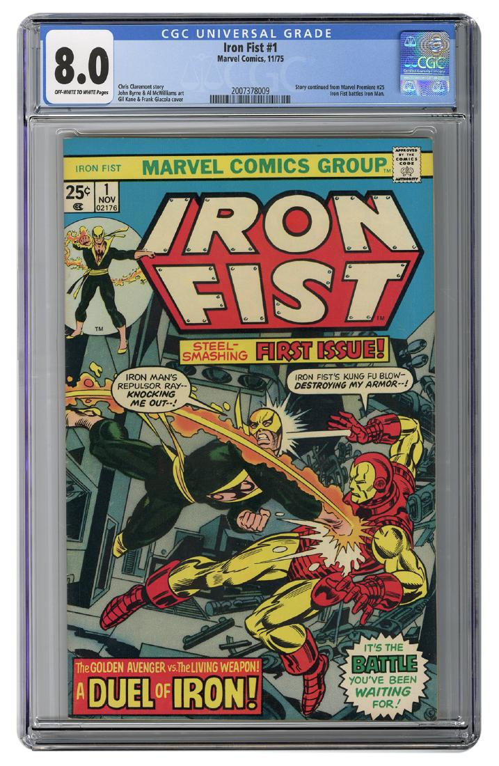 Iron Fist No. 1. Marvel Comics, 1975. CGC 8.0 graded (1 of 1)