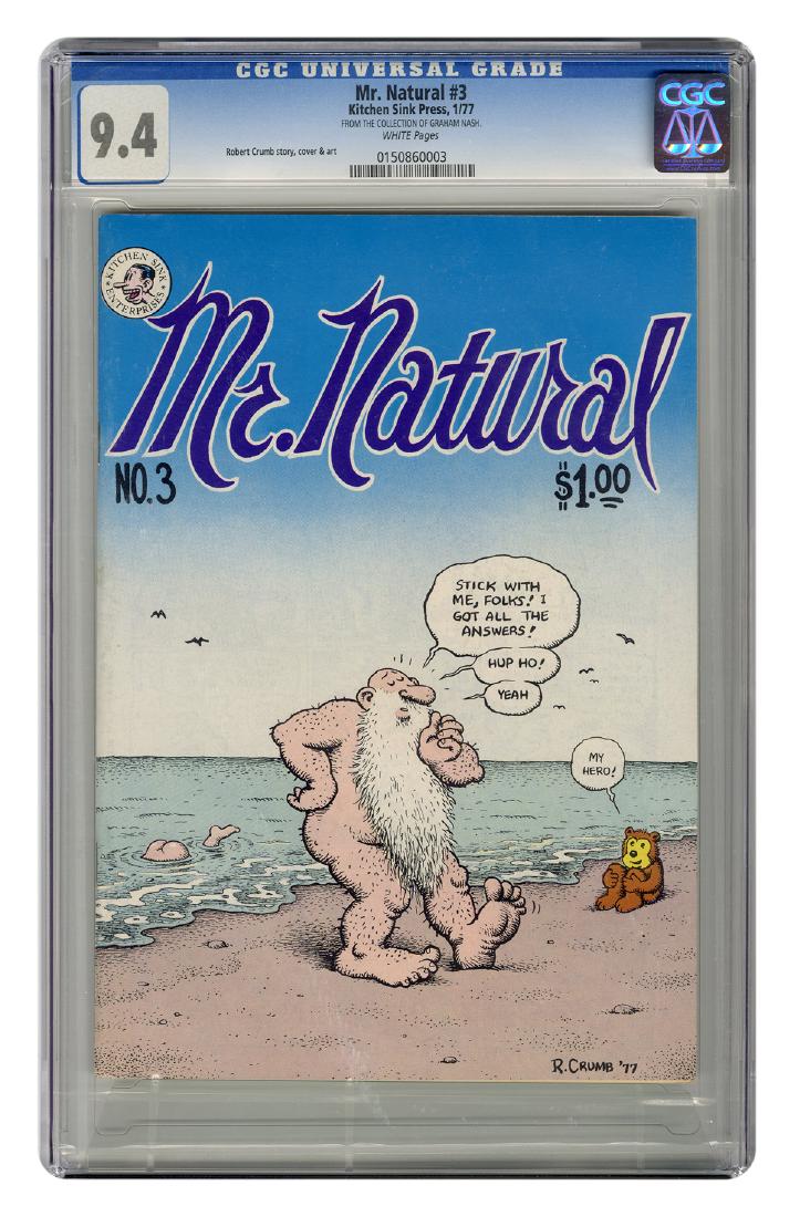 Mr. Natural No. 3. Kitchen Sink Press, 1977. CGC 9.4 (1 of 2)