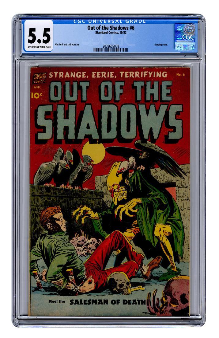 Out of the Shadows No. 6. Standard Comics, 1952. CGC (1 of 1)