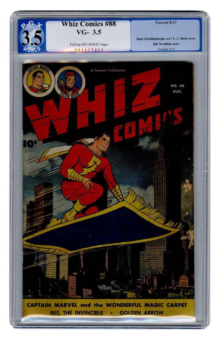 Whiz Comics No. 88. Fawcett, 1947. PGX 3.5 graded copy. (1 of 1)