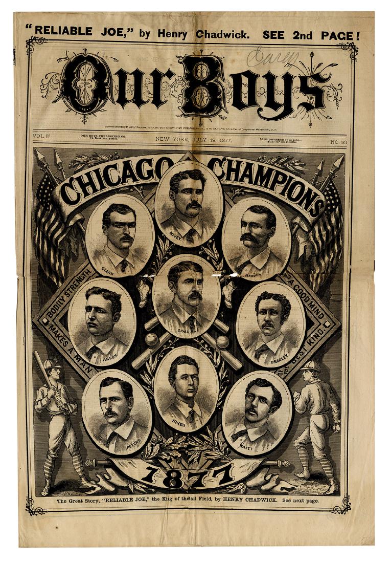 1877 Chicago White Stockings “Our Boys” (1 of 1)