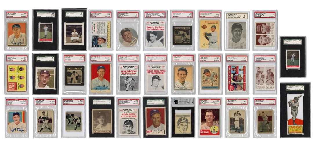 1940s—60s Yankees Graded Baseball Card (1 of 1)