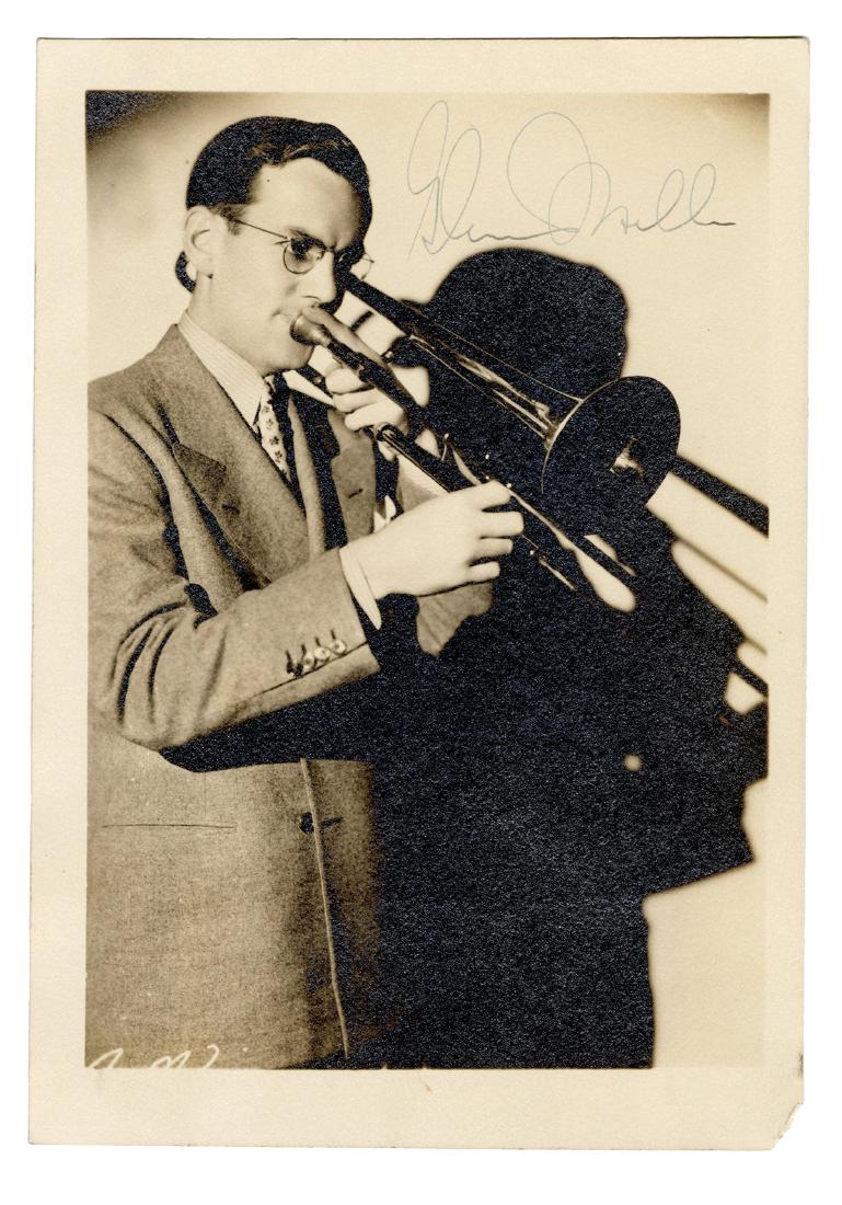 Glenn Miller Signed Publicity Photo. Circa 1940. (1 of 1)