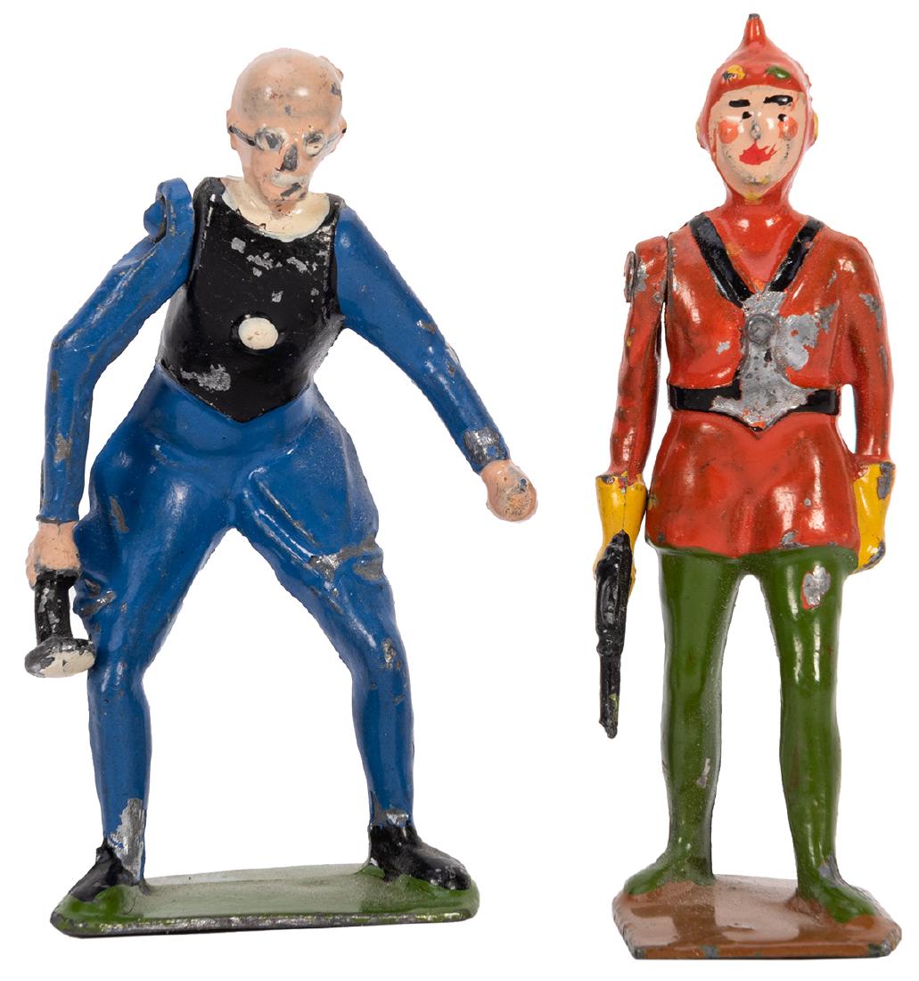 Buck Rogers Cast Metal Figures by Britains. 2 pcs. (1 of 1)