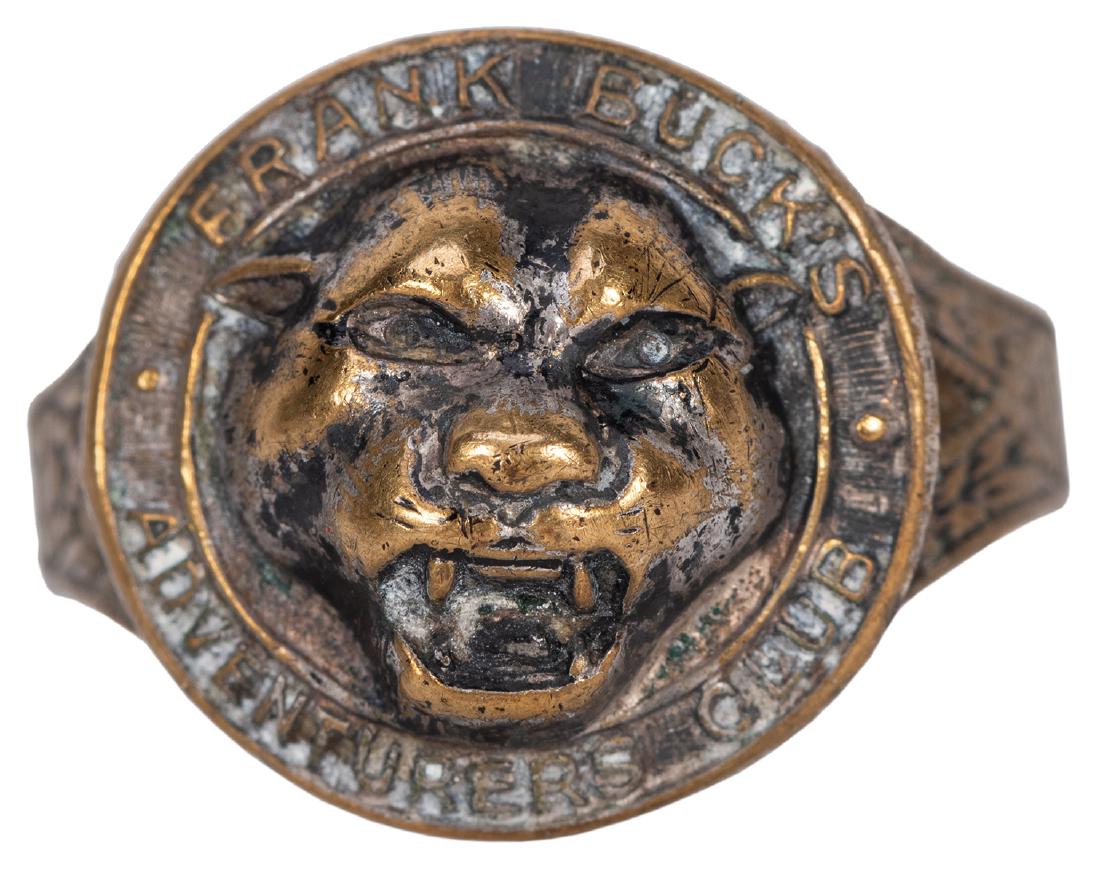 Frank Buck Black Leopard Ring. 1938. An adjustable (1 of 4)