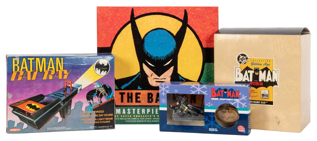Group of Batman Collectables. 4 pcs. Circa 1970s/2000s (1 of 1)