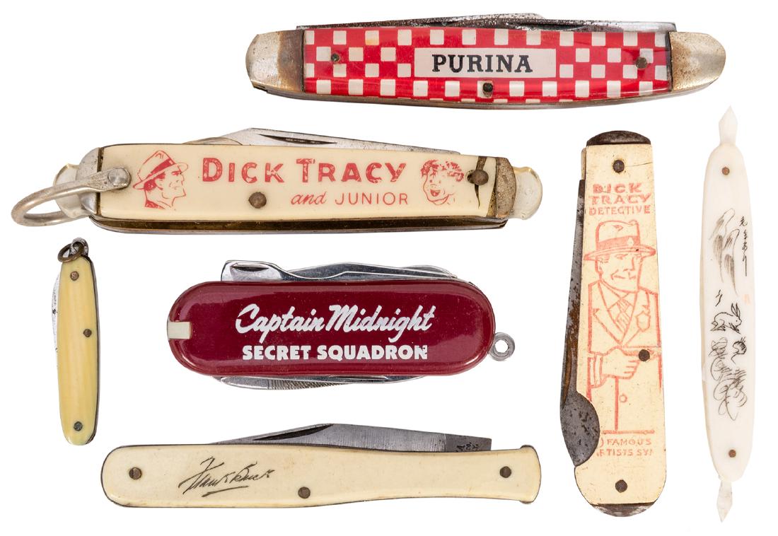 Pocket Knife Premiums. 8 pcs. Circa 1940s. Lot includes (1 of 1)