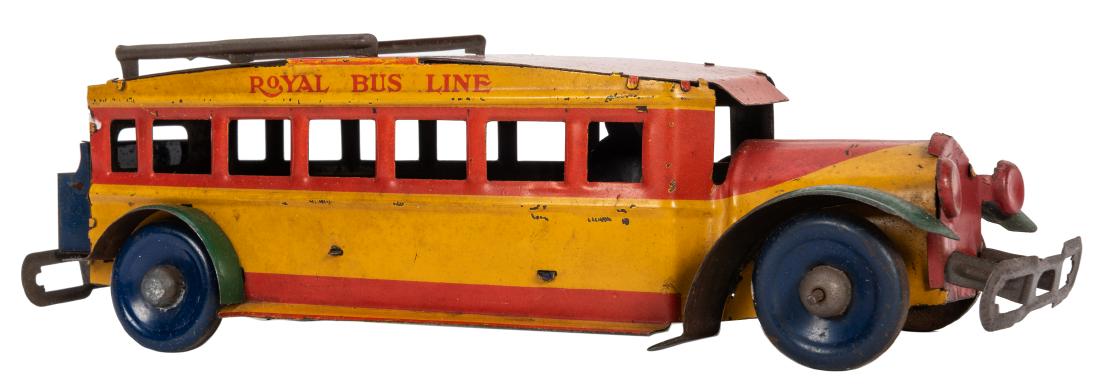 Royal Bus Line Tin Windup. Marx, ca. 1928. (1 of 3)