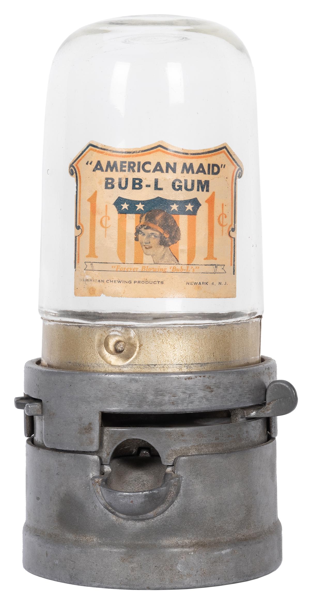 Penny King System One Cent Gumball Vendor. (1 of 1)