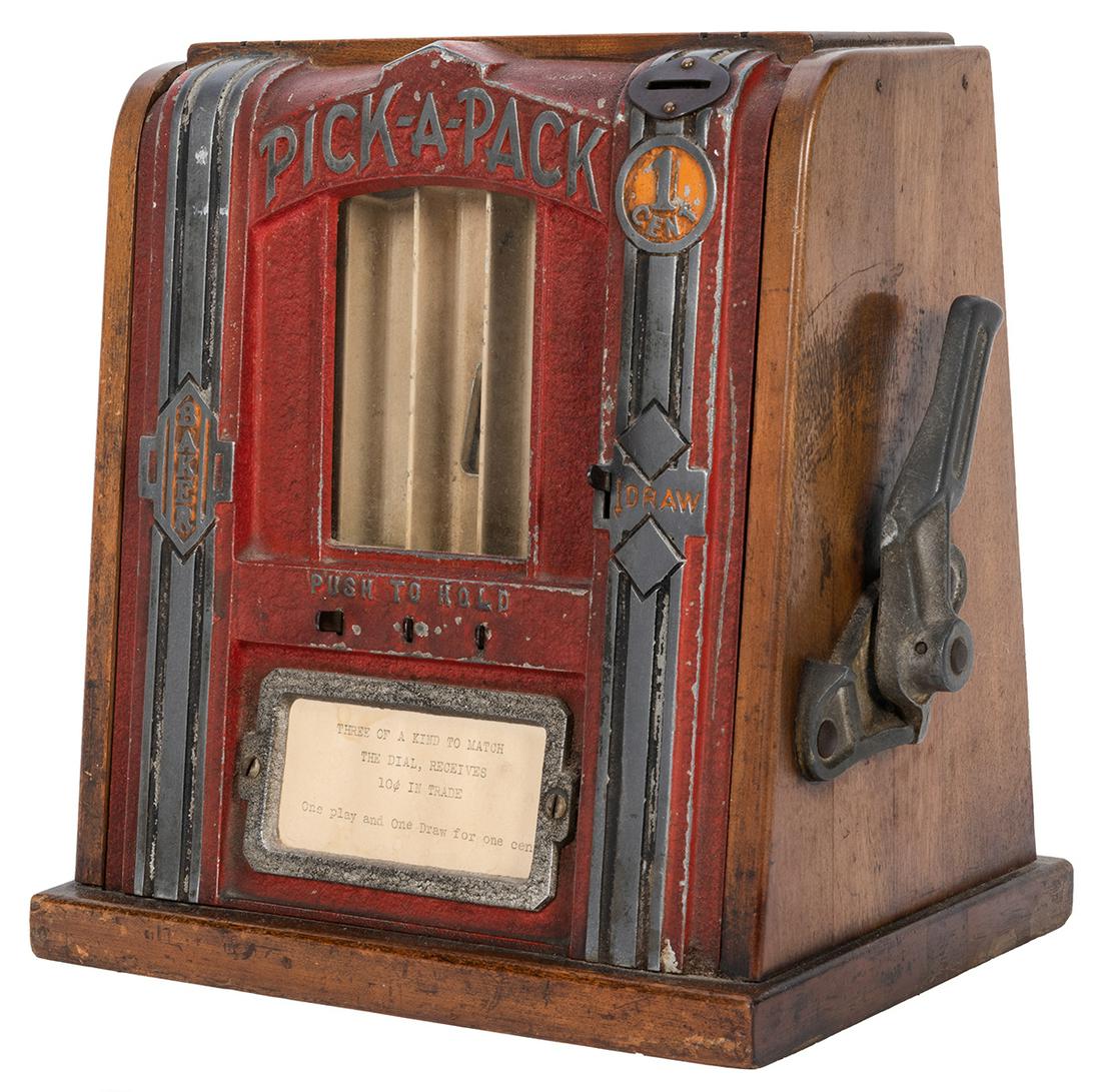 Baker “Pick-A-Pack” One Cent Cigarette (1 of 3)