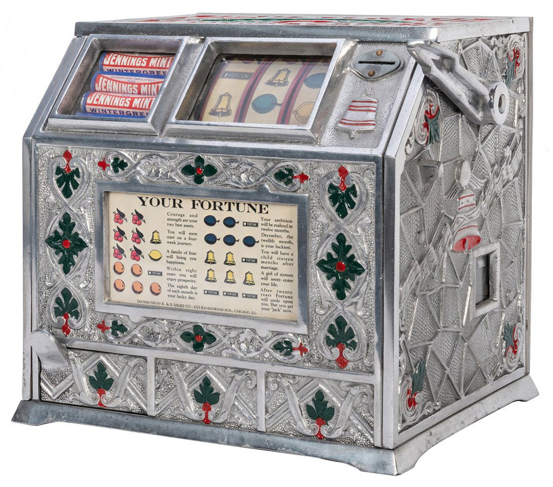 Puritan Confection Vender One Cent Mint Vendor / Slot (1 of 3)