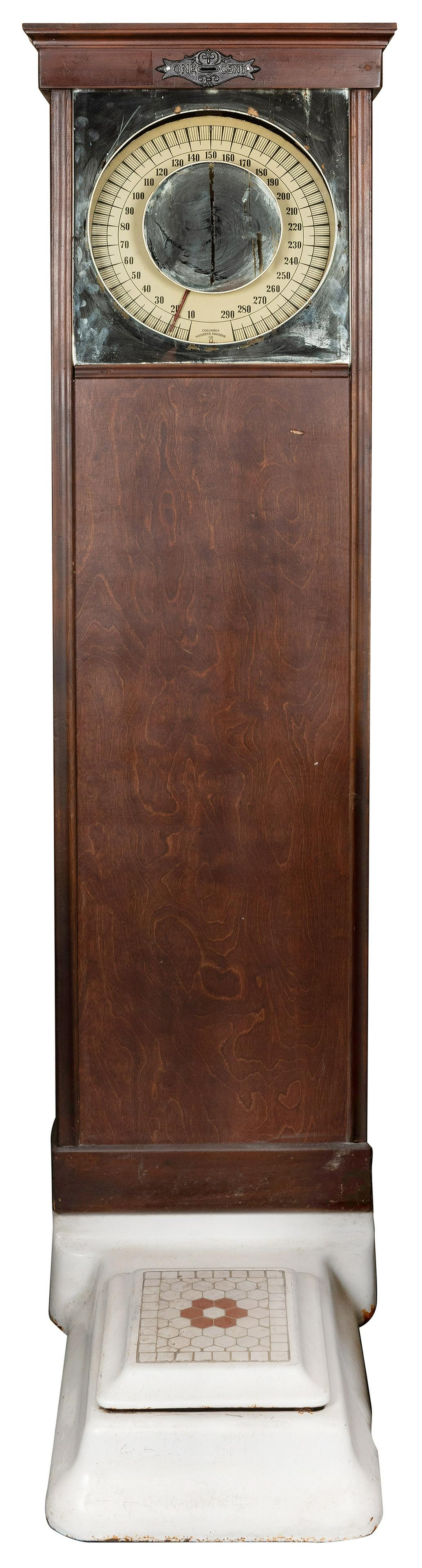 Columbia Weighing Machine One Cent Scale. (1 of 2)