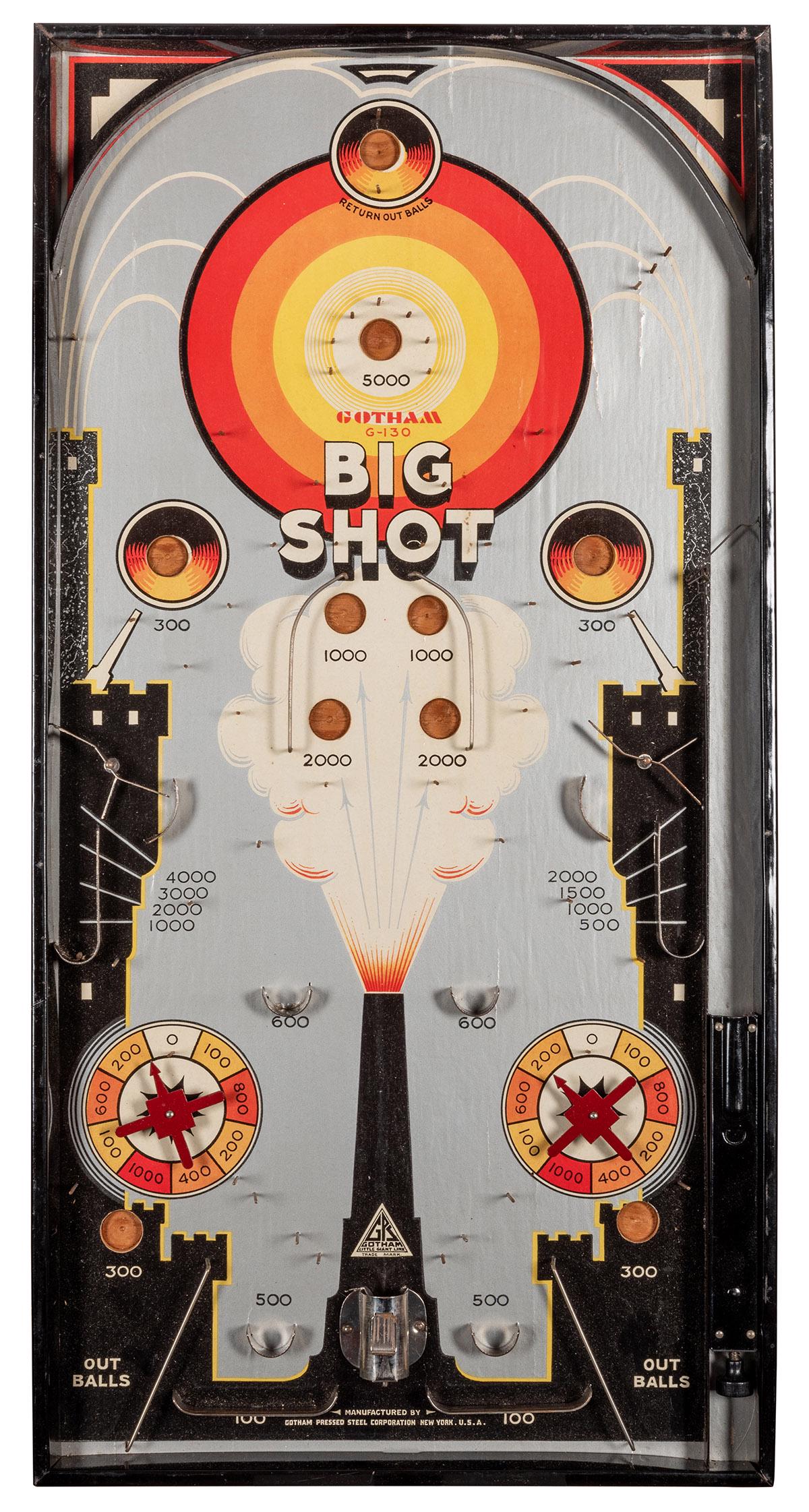 Big Shot Bagatelle Game. (1 of 2)