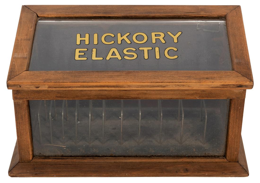 Hickory Elastic Wooden Counter Display Case. (1 of 2)