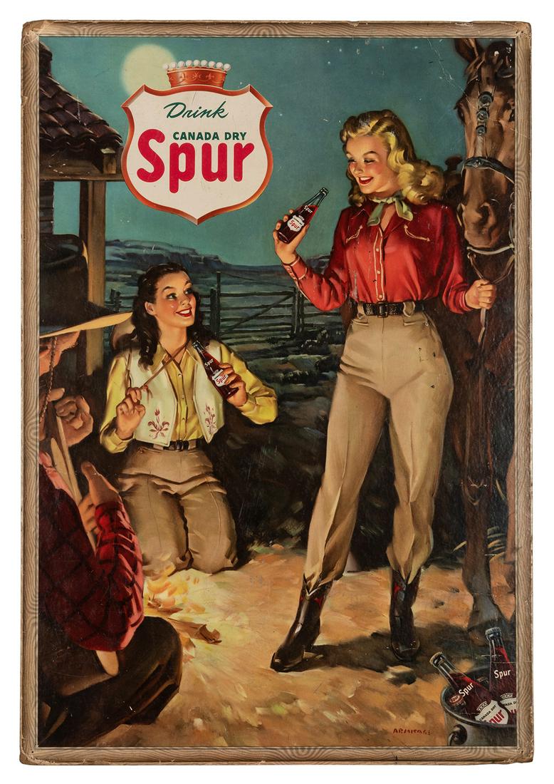 Canada Dry Spur Soda Advertising Poster. (1 of 1)