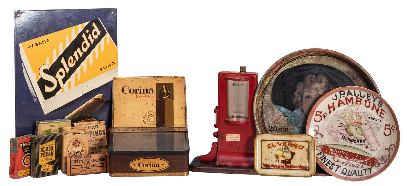 Miscellaneous Tobacciana. Lot of 7 Pieces. (1 of 1)