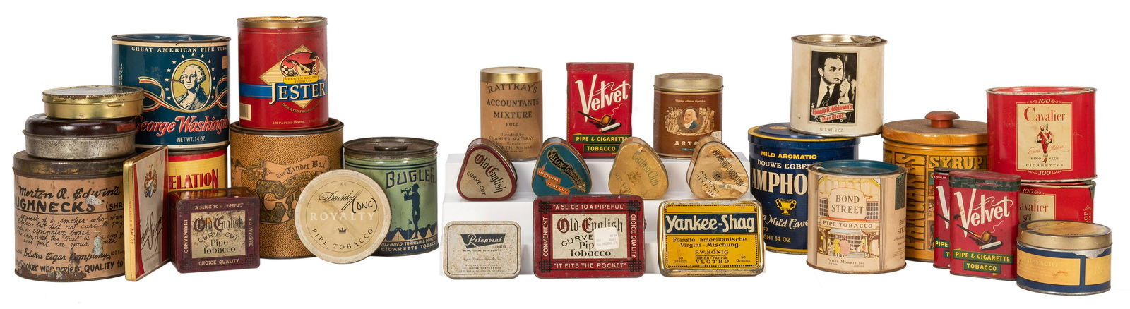 Lot of Tobacco and Other Advertising Tins. (1 of 1)