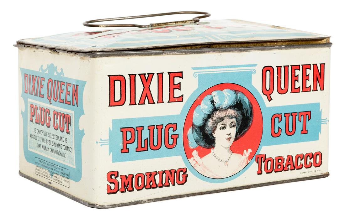 Dixie Queen Plug Cut Smoking Tobacco Lunch Pail. (1 of 2)
