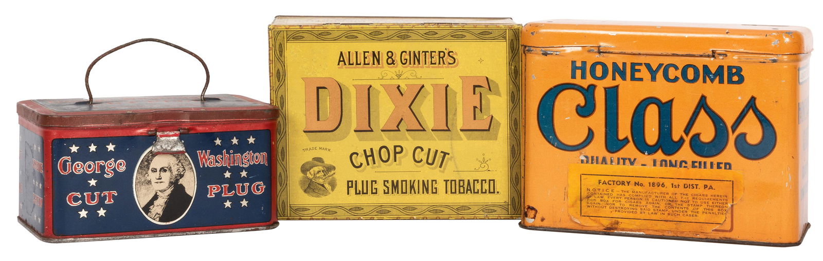 Group of Tobacco Canisters and Packaging. 4 pcs. (1 of 1)