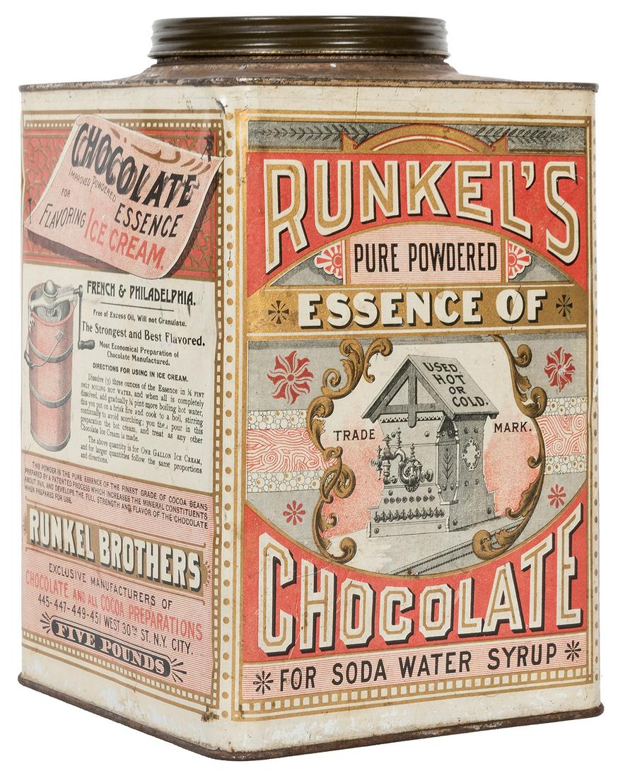 Runkel’s Chocolate Canister. (1 of 2)