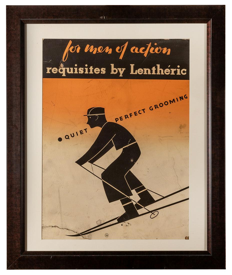 Lentheric Cologne Window Card. (1 of 1)