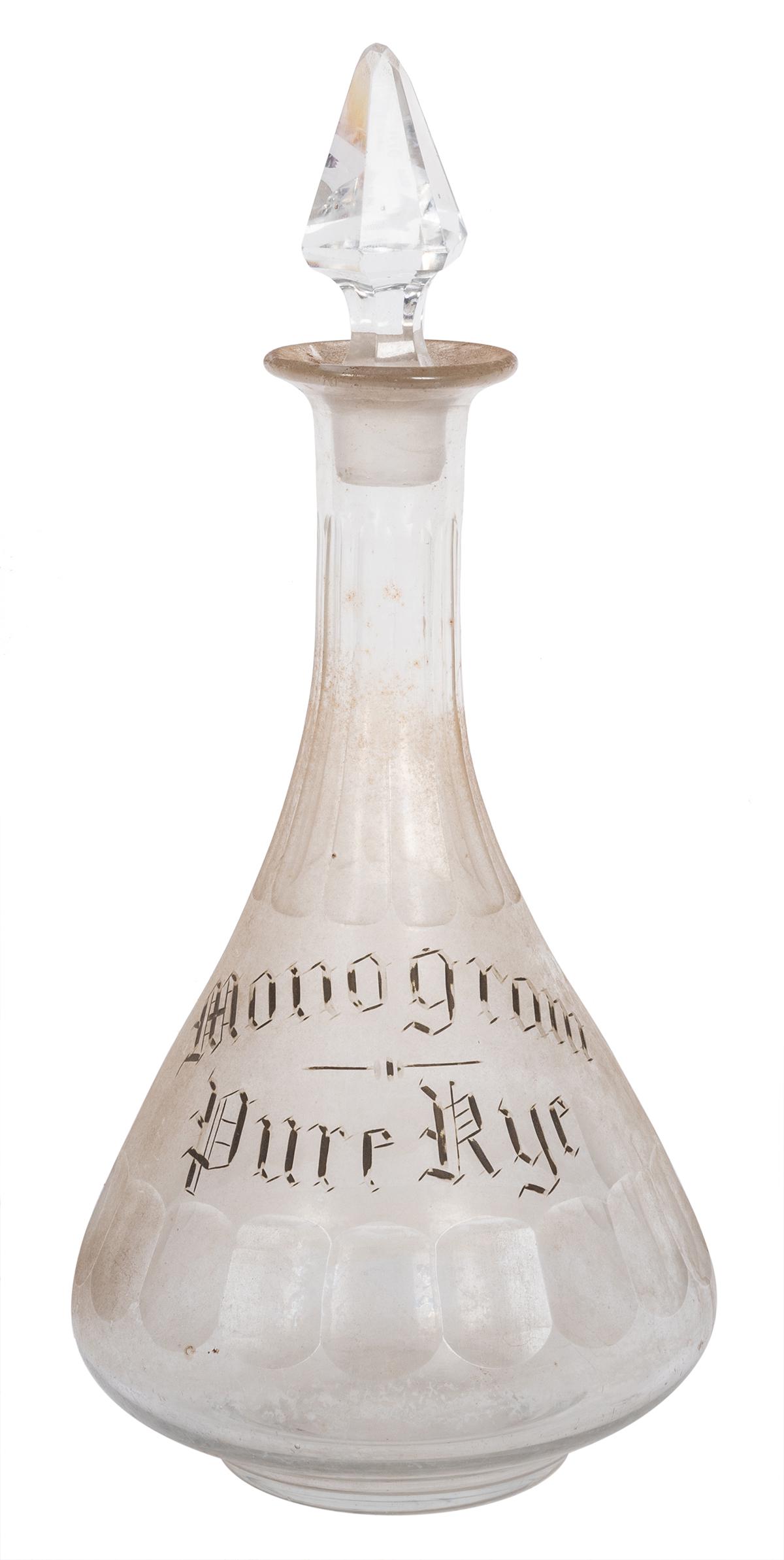 Monogram Pure Rye Back Bar Bottle. (1 of 1)