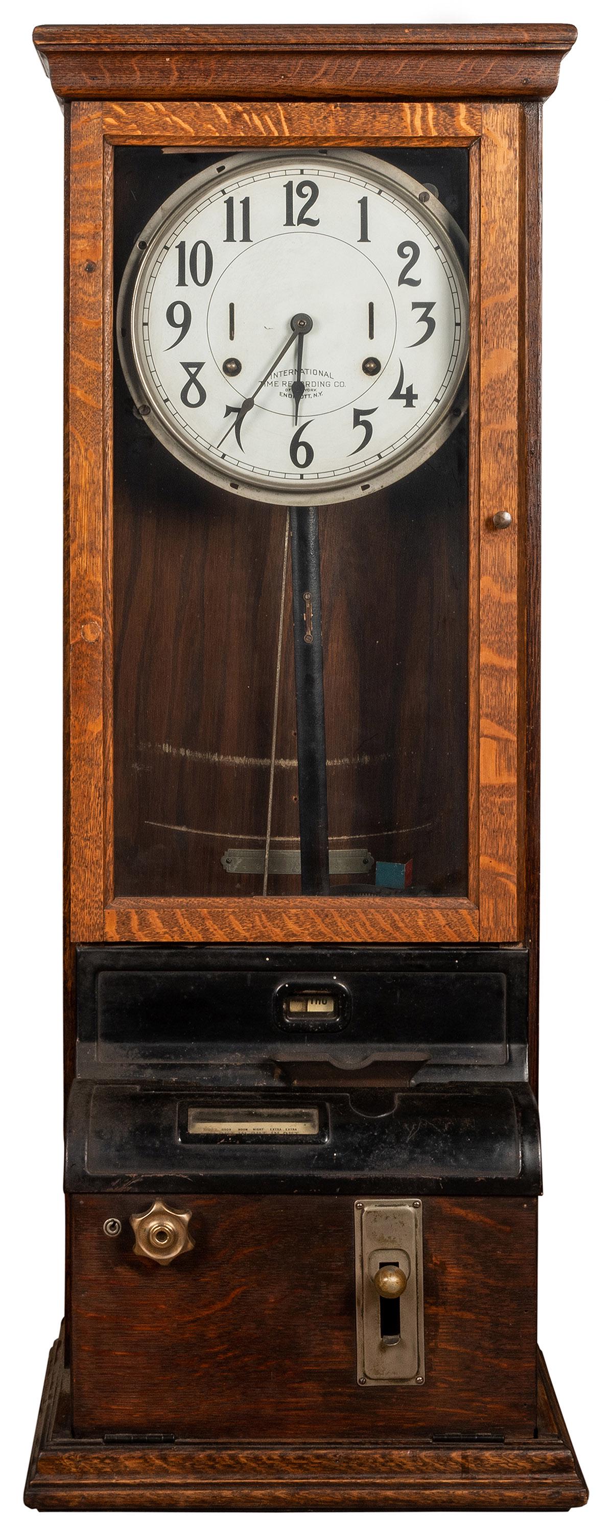 International Time Recording Co. Time Clock. (1 of 2)