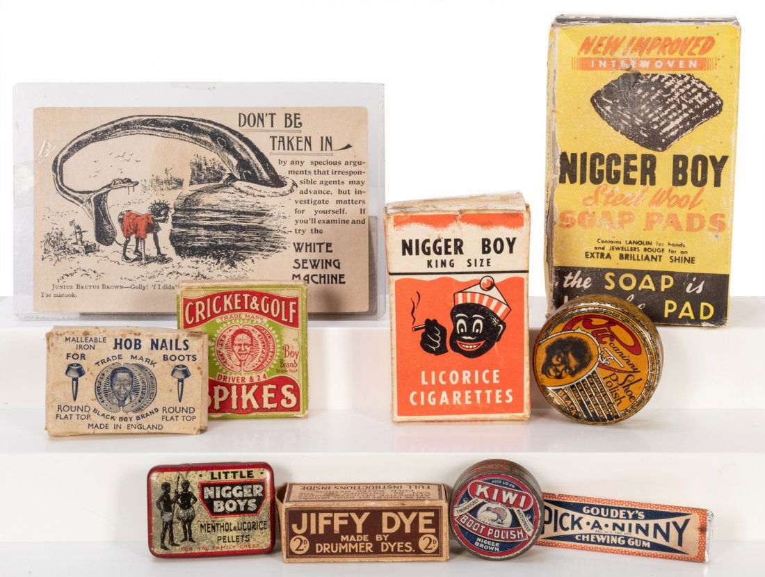 Black Americana Product Advertisement. 11 pcs. (1 of 2)