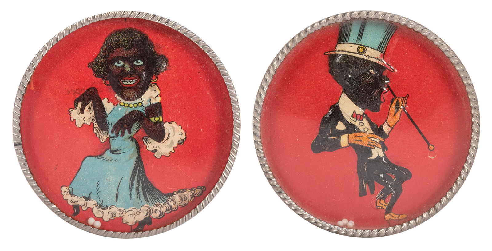 Black Americana Dexterity Puzzles. 2 pcs. (1 of 1)