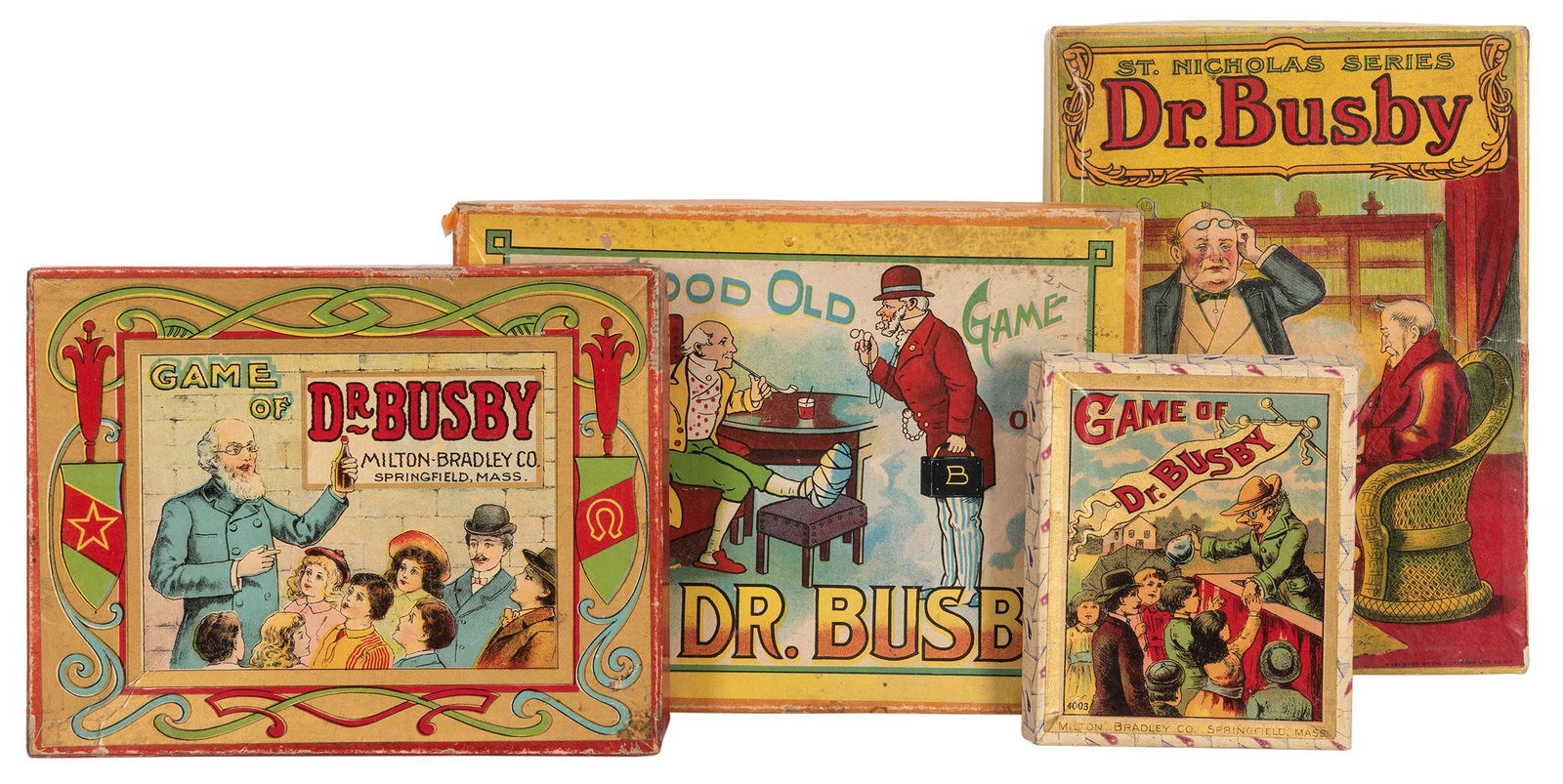 Game of Dr. Busby. 4 pcs. (1 of 1)