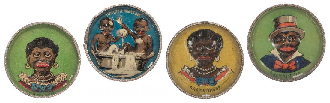 Black Americana Large Dexterity Puzzles. 4 pcs. (1 of 1)