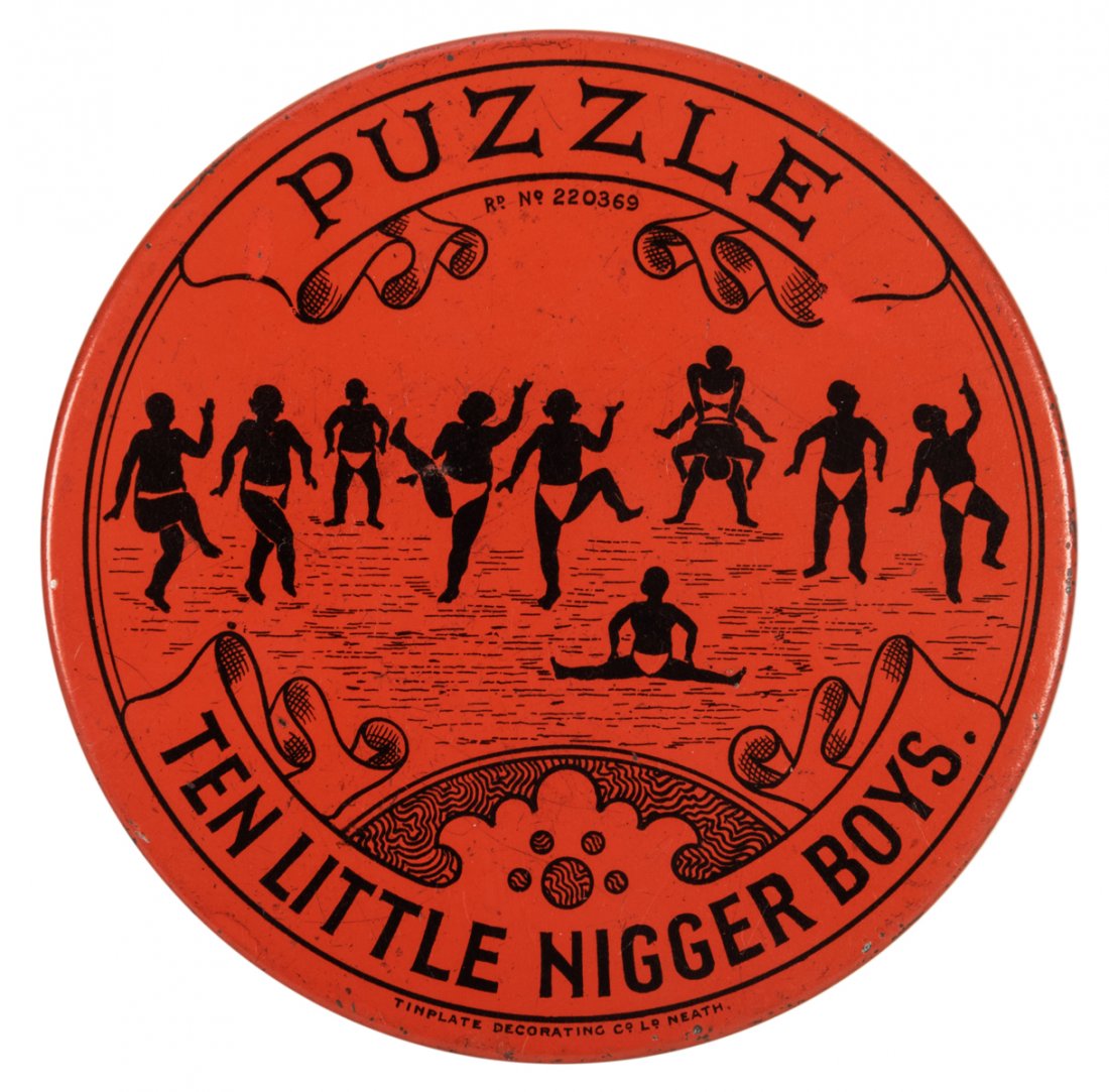 Ten Little African American Boys Tin Puzzle. (1 of 2)