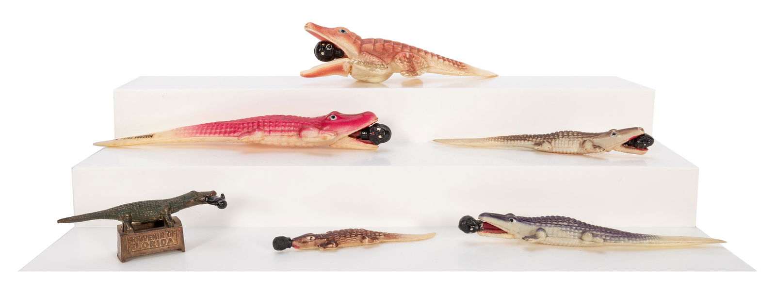 Black Americana Novelty Celluloid Alligator Pencils and (1 of 1)
