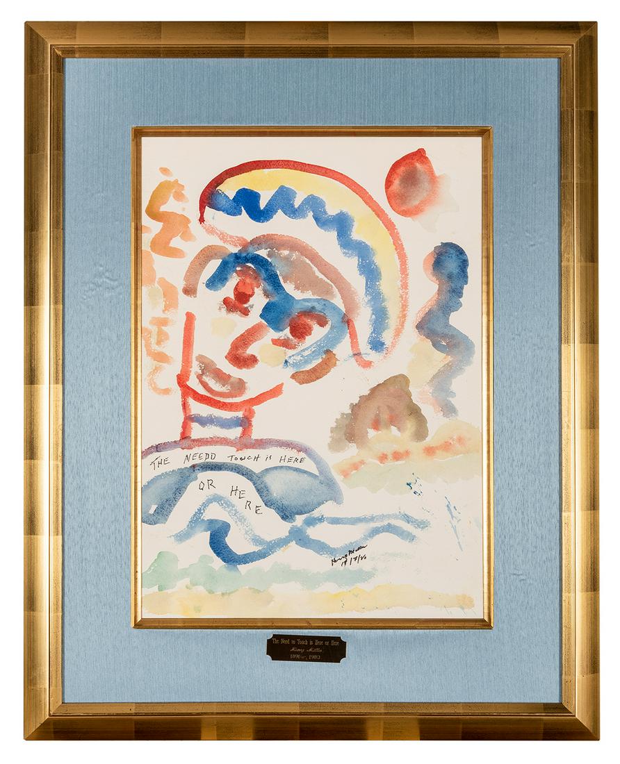 Original Henry Miller Watercolor. (1 of 1)