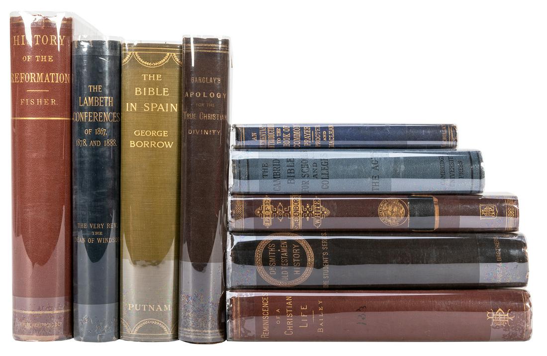 Group of Nine Theology Books. (1 of 1)