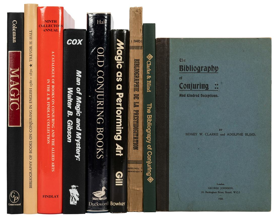 Group of Eight Bibliographies on Conjuring and (1 of 1)