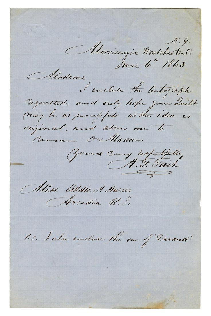 A.F. Tait ALS. (1 of 1)