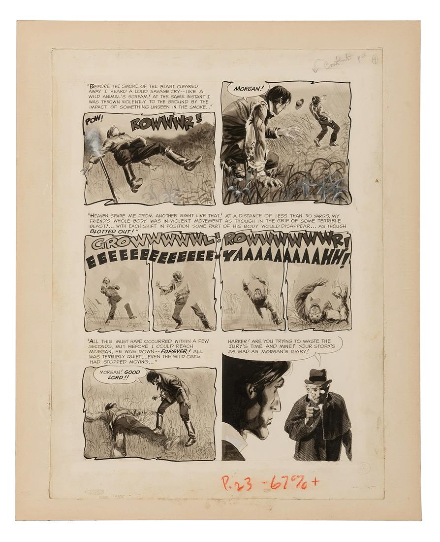 Creepy No. 4 Original Illustration Art. (1 of 1)