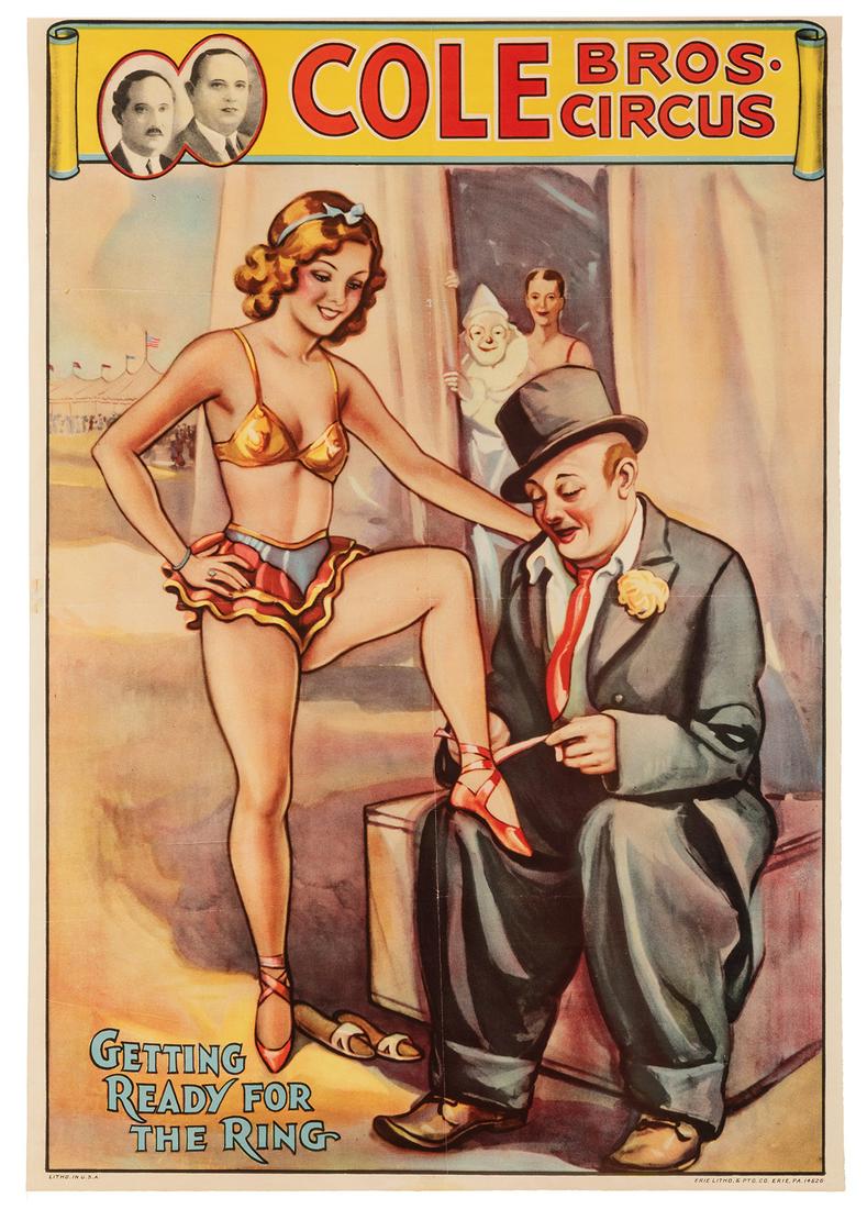 Cole Bros. Circus. Getting Ready for the Ring. (1 of 1)