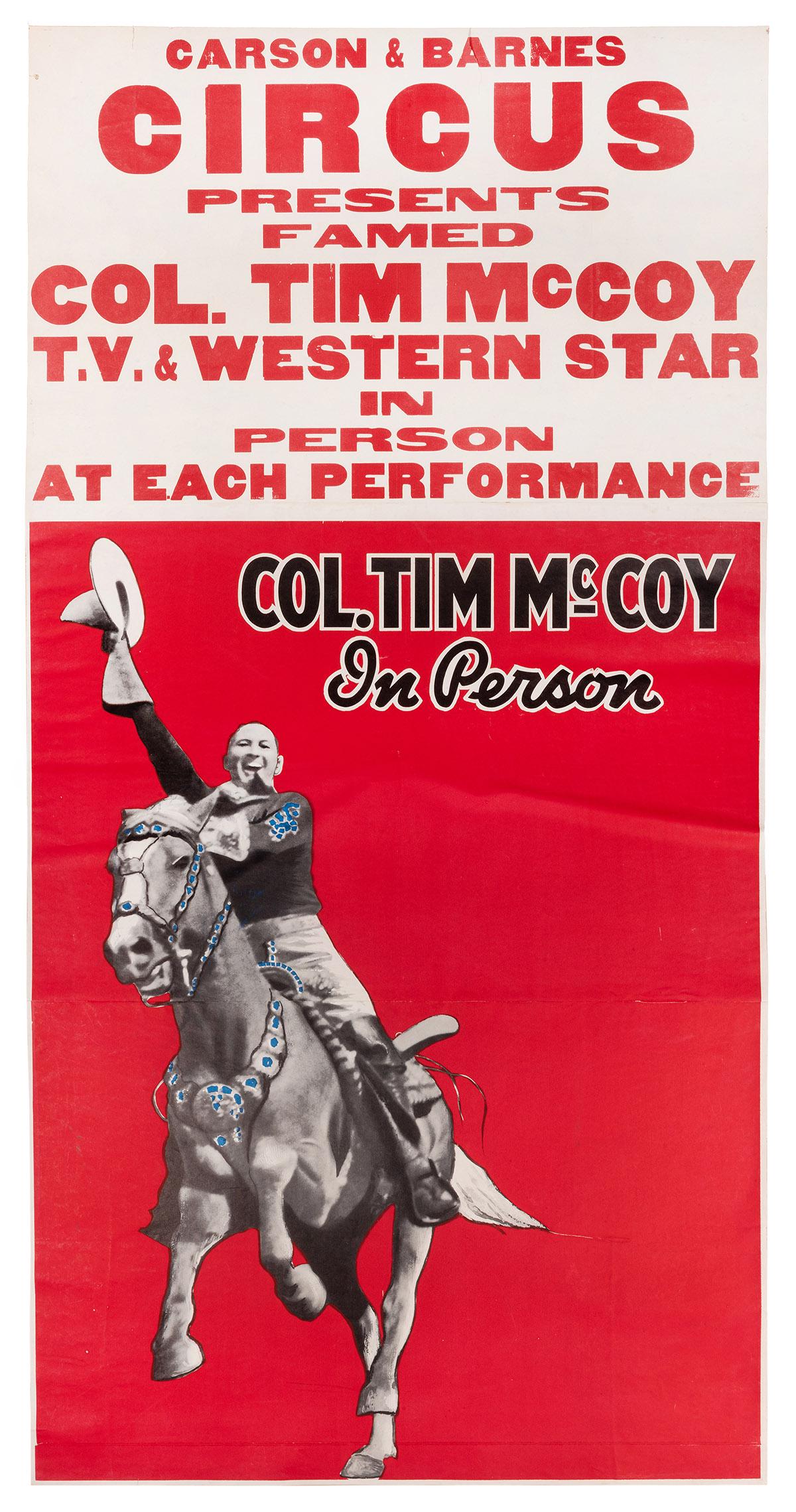 Carson & Barnes Presents Col. Tim McCoy. (1 of 1)