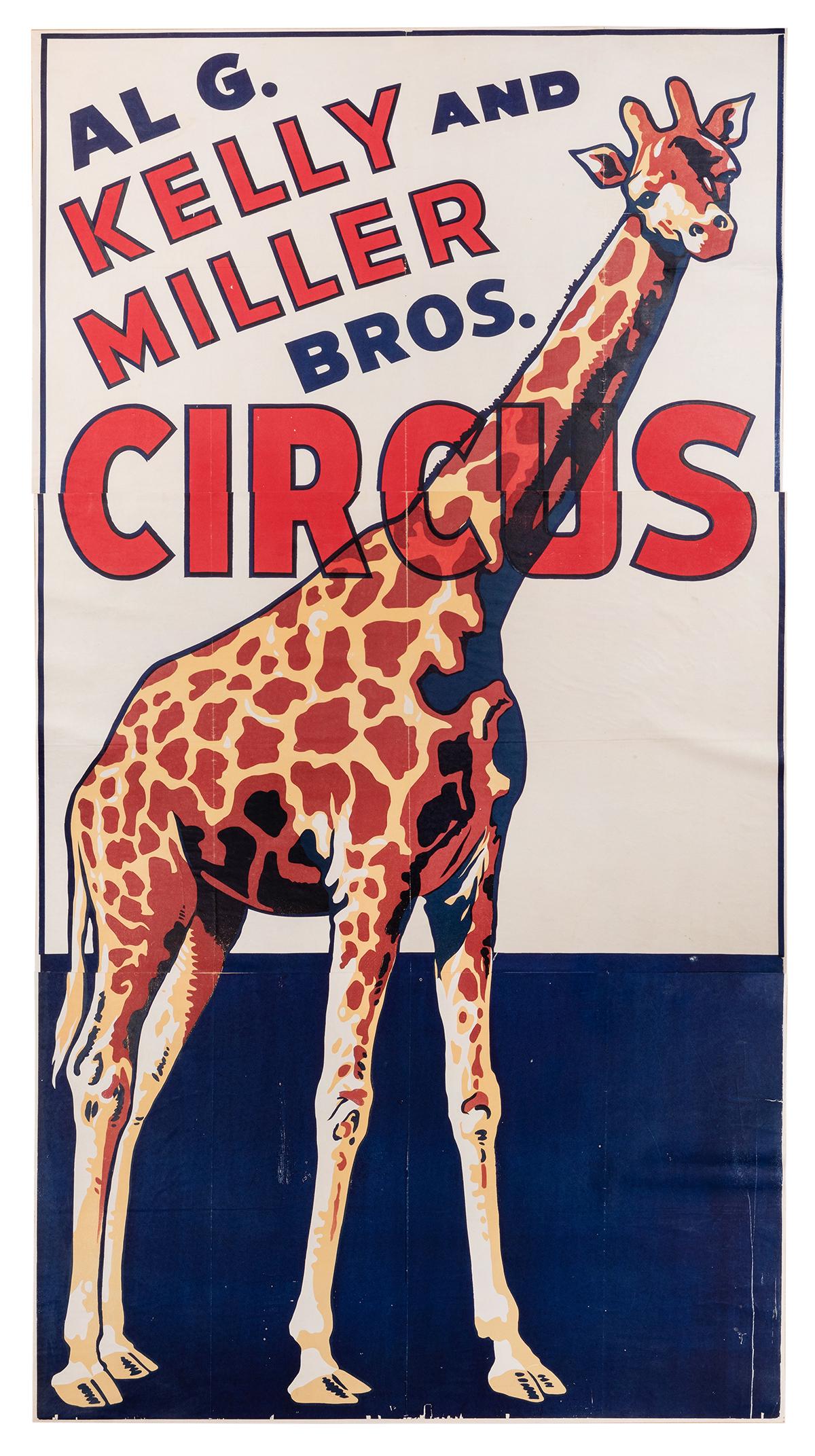 Al. G. Kelly and Miller Bros. Circus. Giraffe. (1 of 1)