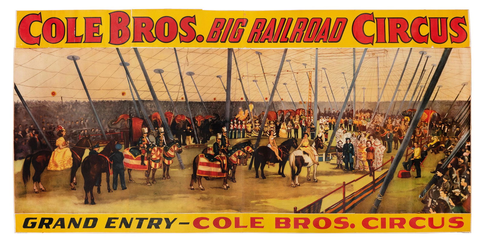 Cole Bros. Big Railroad Circus—Gigantic Billboard (1 of 1)